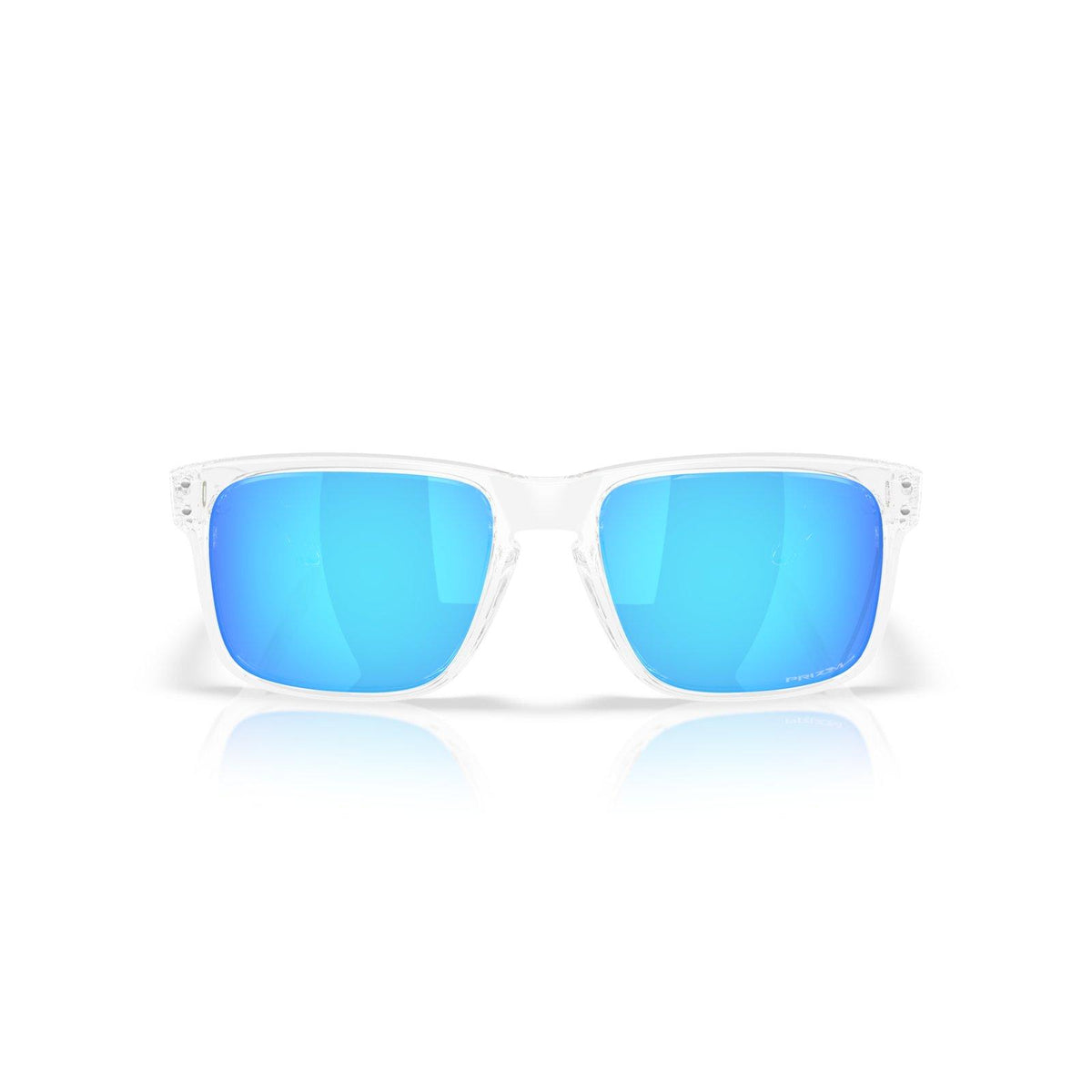 Oakley Holbrook (Low Bridge Fit) Sunglasses - Clear/Prizm Sapphire