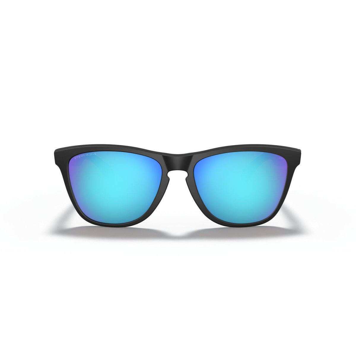 Oakley Frogskins (Low Bridge Fit) Sunglasses - Matte Black/Prizm Sapphire