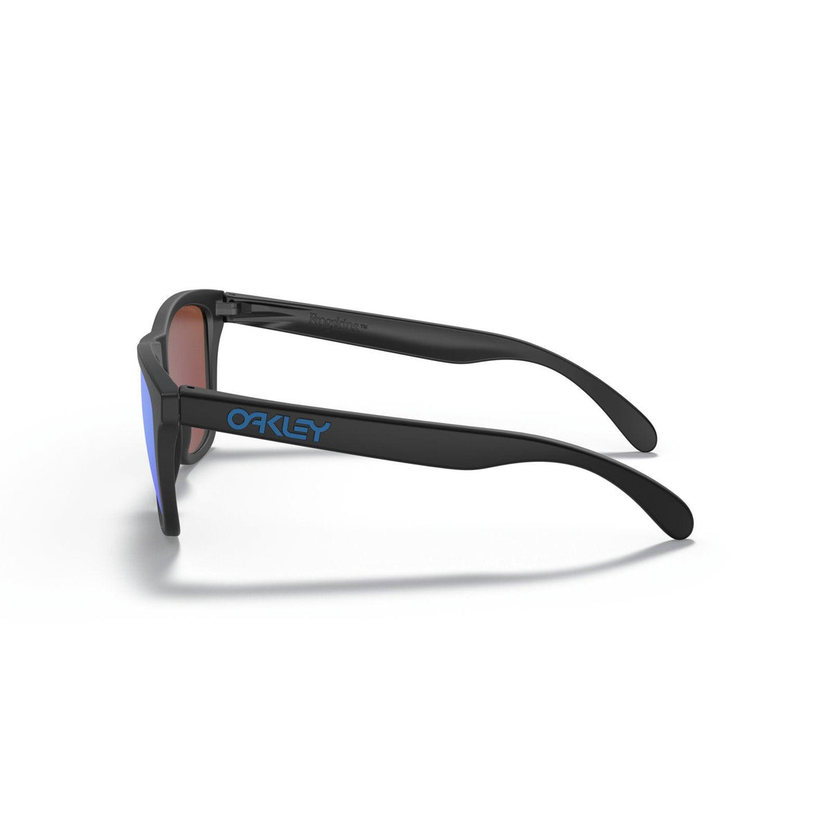 Oakley Frogskins (Low Bridge Fit) Sunglasses - Matte Black/Prizm Sapphire