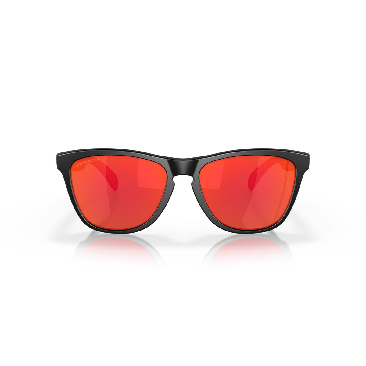 Oakley Frogskins (Low Bridge Fit) Sunglasses - Matte Black/Prizm Ruby
