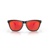 Oakley Frogskins (Low Bridge Fit) Sunglasses - Matte Black/Prizm Ruby