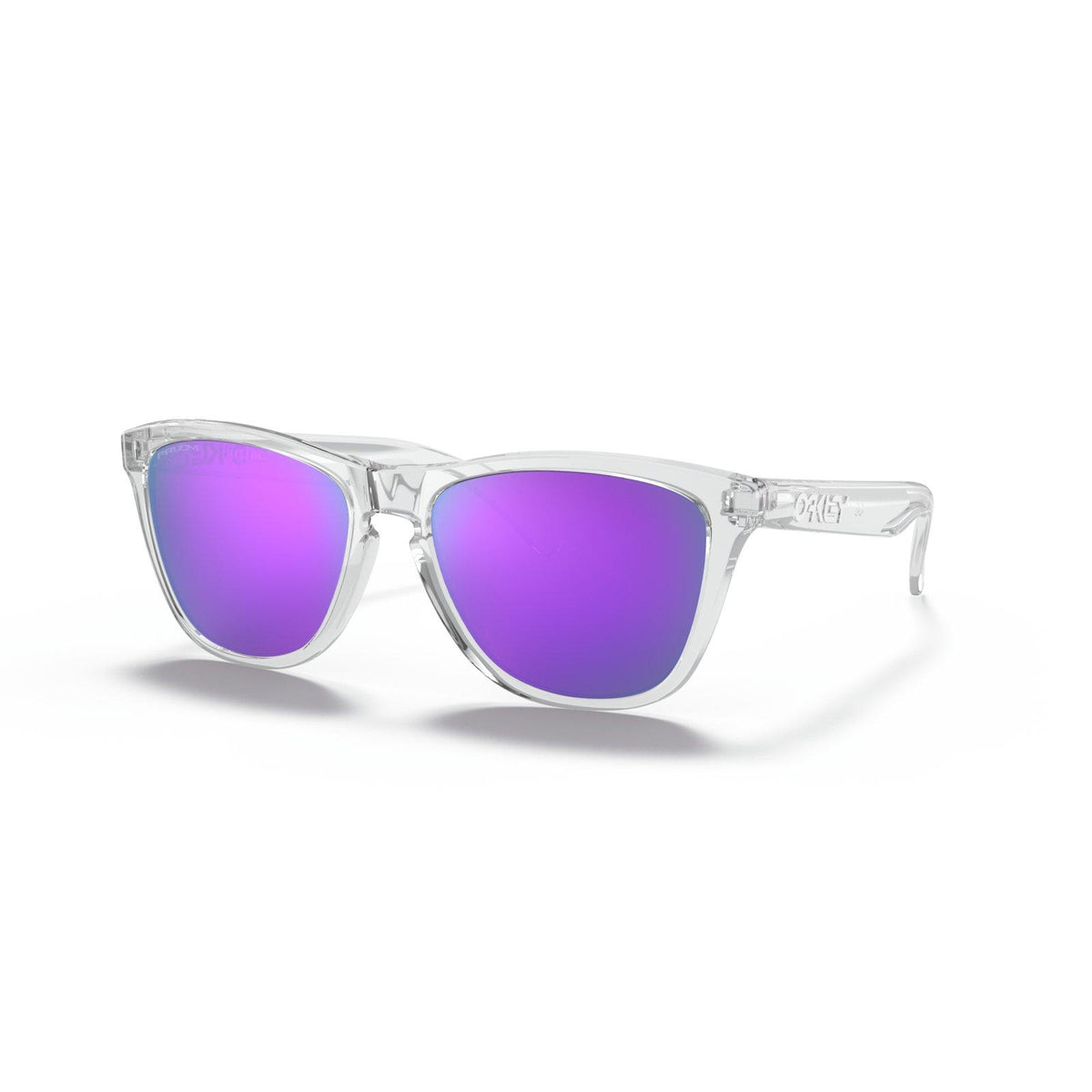 Oakley Frogskins (Low Bridge Fit) Sunglasses - Polished Clear/Prizm Violet