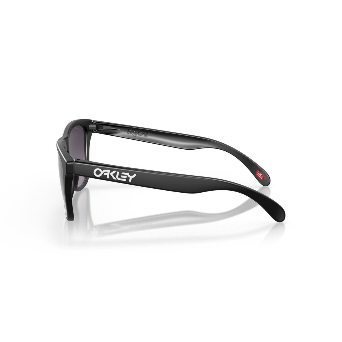 Oakley Frogskins (Low Bridge Fit) Sunglasses - Matte Black/Prizm Grey Gradient