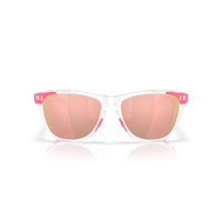Oakley Frogskins (Low Bridge Fit) Sunglasses - Clear/Prizm Rose Gold Polarized