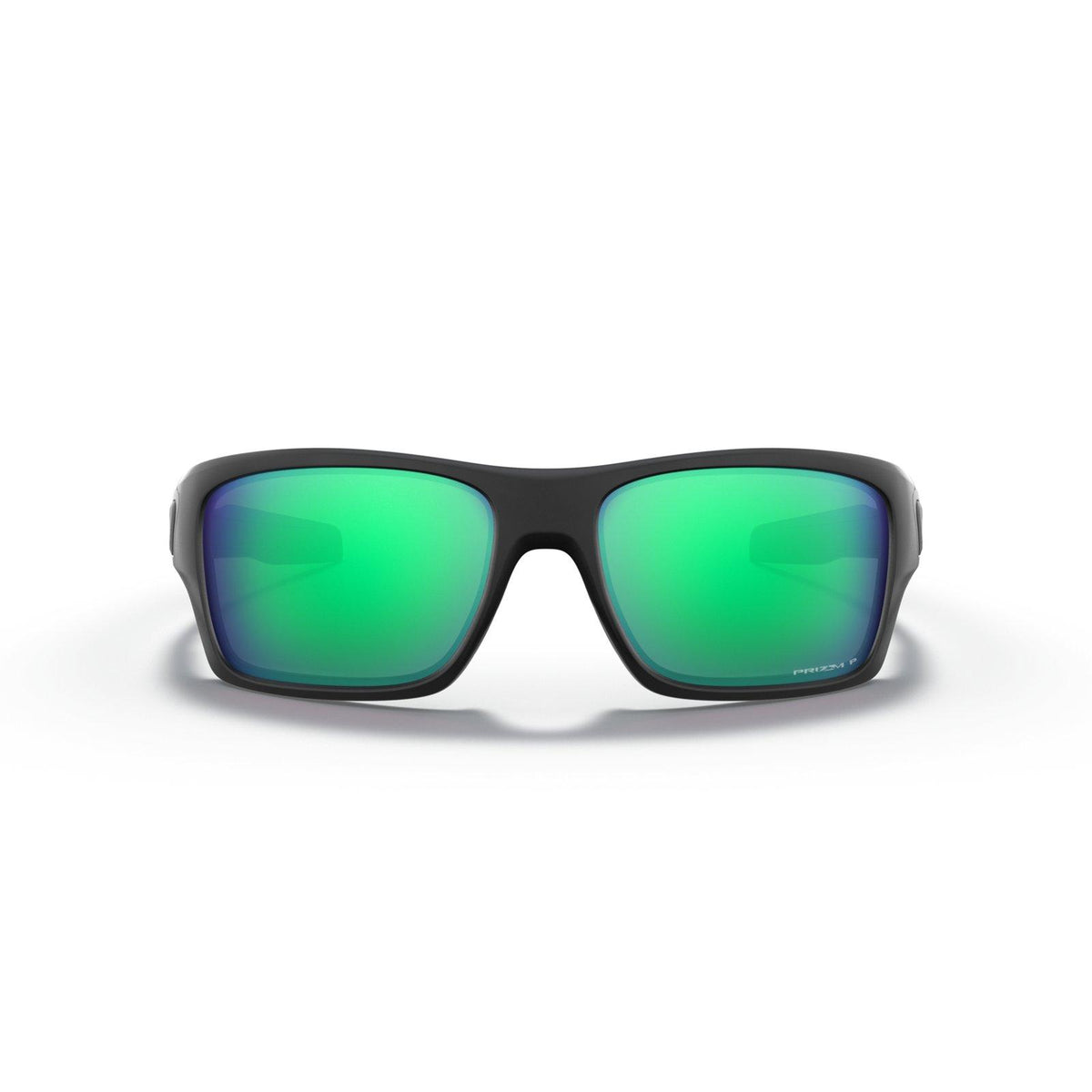 Oakley Turbine Sunglasses - Matte Black/Prizm Jade Polarized