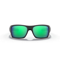 Oakley Turbine Sunglasses - Matte Black/Prizm Jade Polarized
