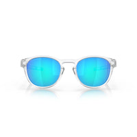 Oakley Latch Sunglasses - Matte Clear/Prizm Sapphire Polarized