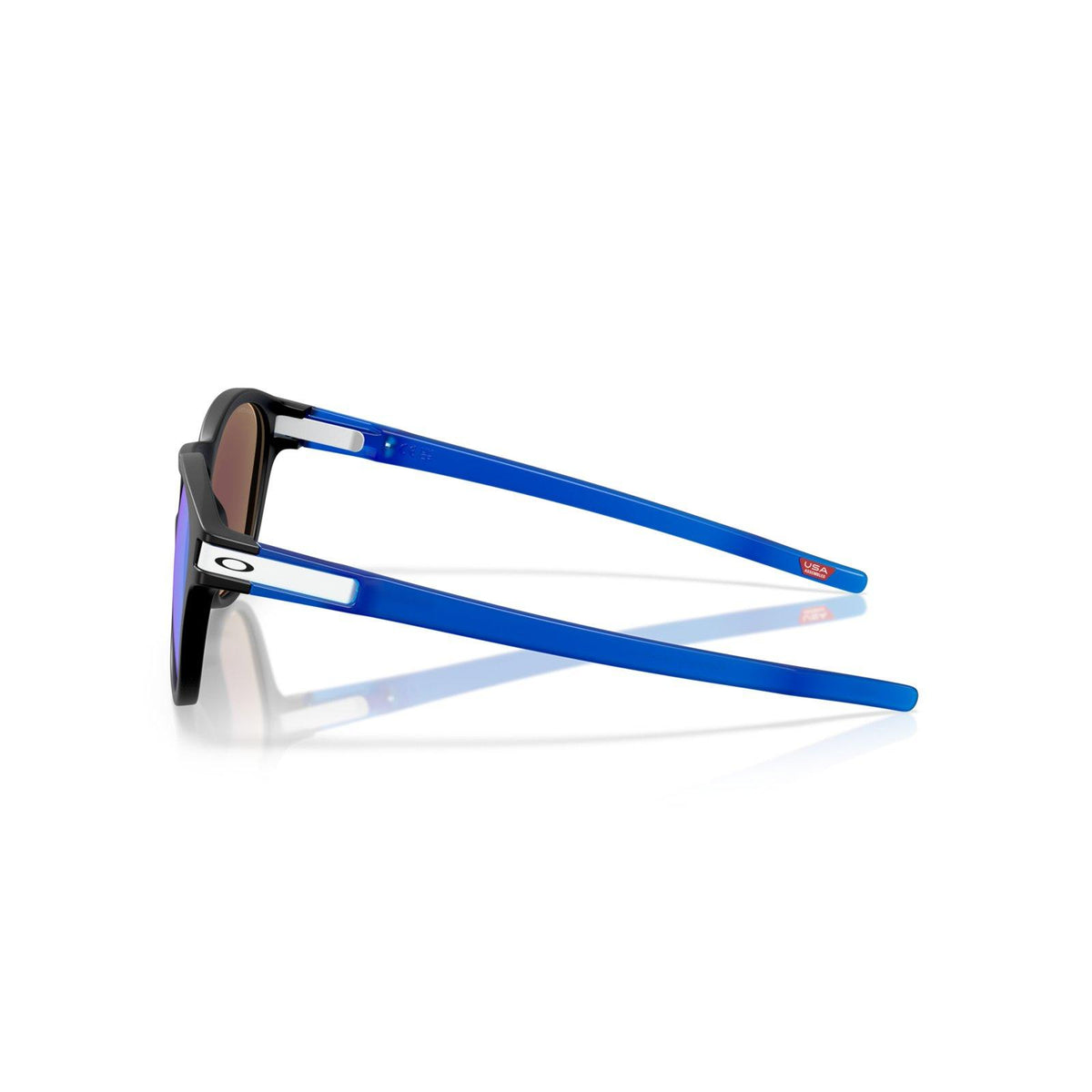 Oakley Latch Sunglasses - Matte Black/Prizm Sapphire