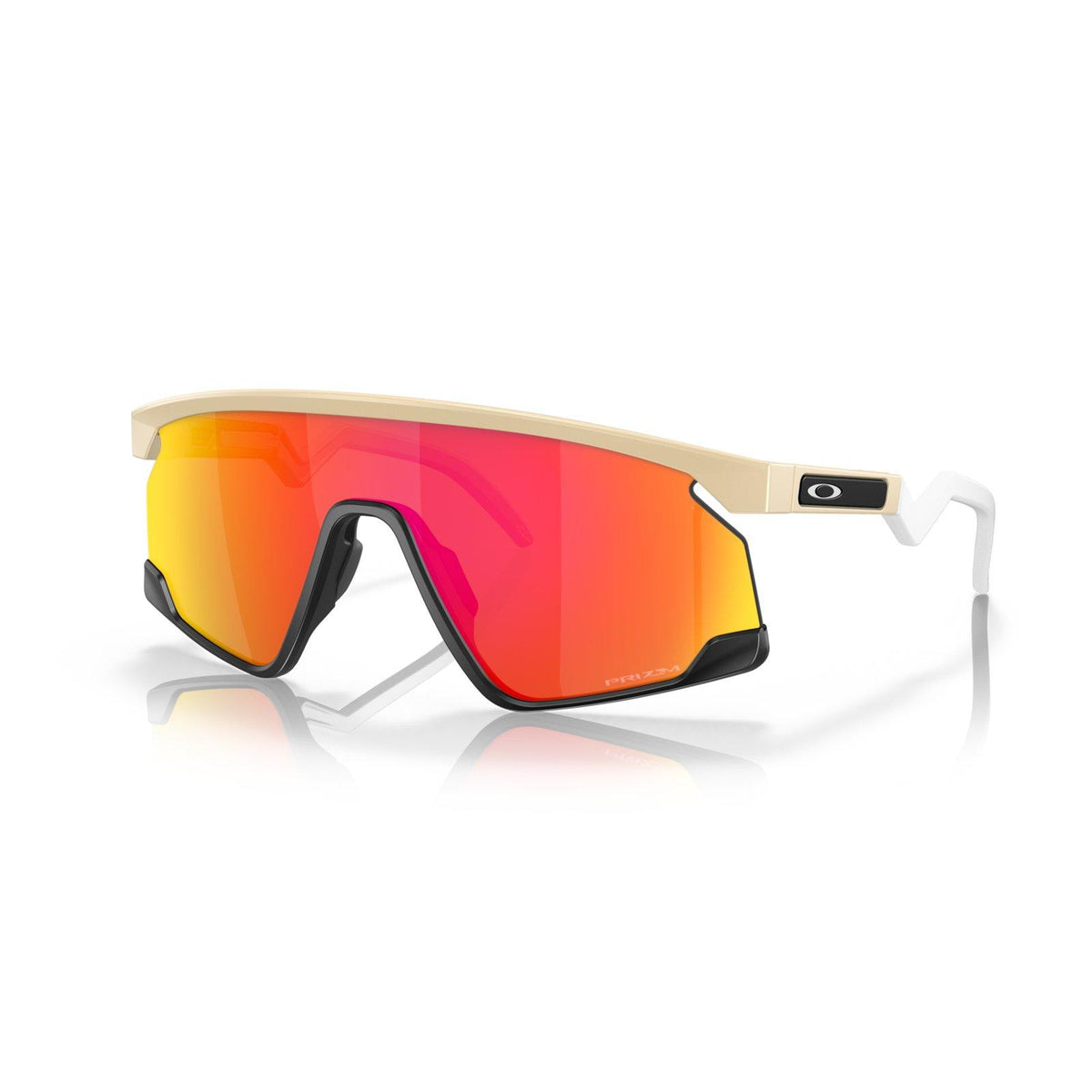 Oakley BXTR Sunglasses - Matte Desert Tan/Prizm Ruby