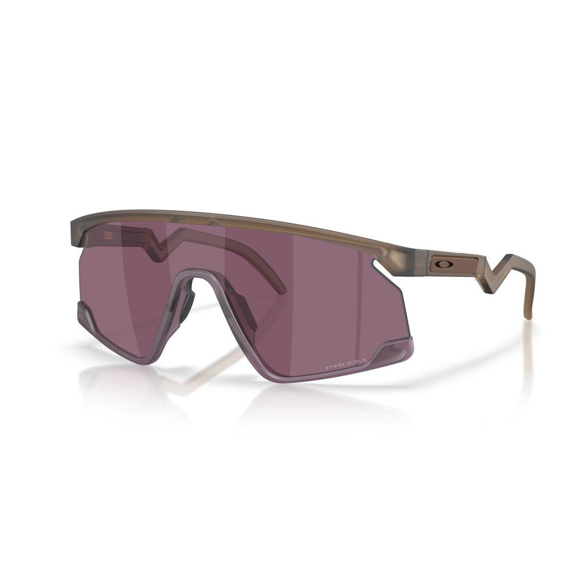 Oakley BXTR Sunglasses - Matte Brown Smoke/Prizm Road Black