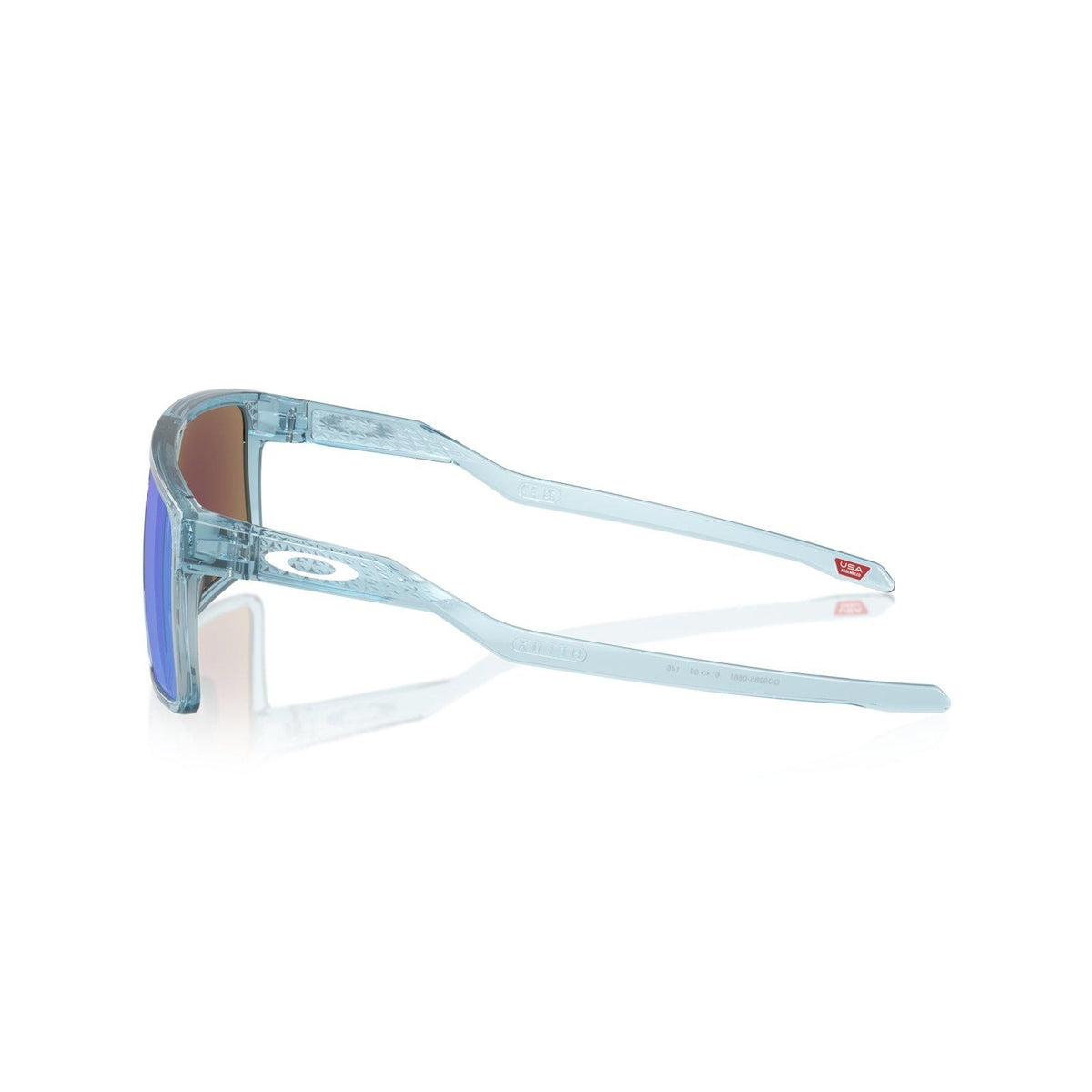 Oakley Helux Sunglasses - Transparent Stonewash/Prizm Sapphire