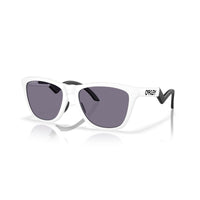 Oakley Frogskins Hybrid Sunglasses - Matte White/Prizm Grey