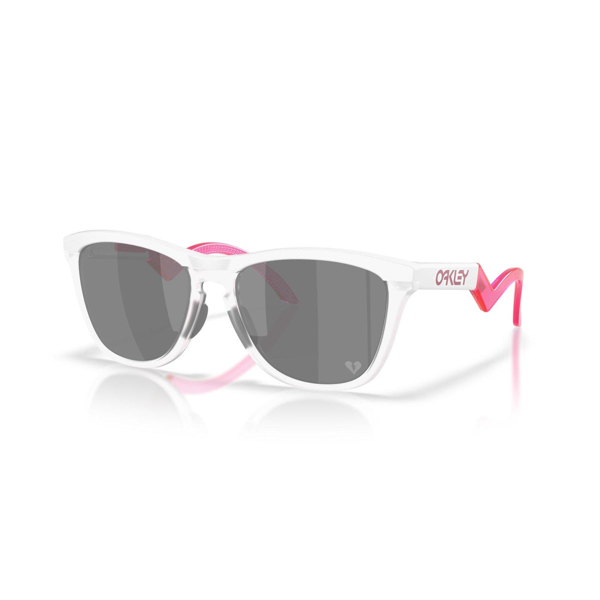 Oakley Frogskins Hybrid Sunglasses - Matte White/Prizm Black