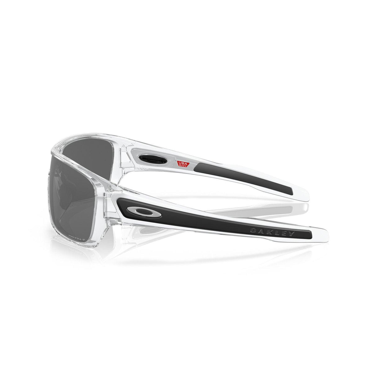 Oakley Turbine Rotor Sunglasses - Polished Clear/Prizm Black Polarized