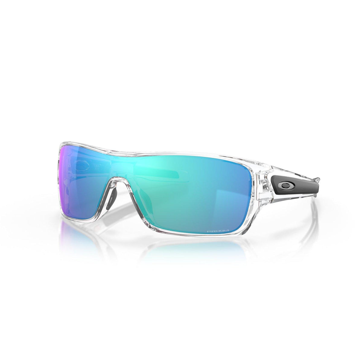 Oakley Turbine Rotor Sunglasses - Polished Clear/Prizm Sapphire