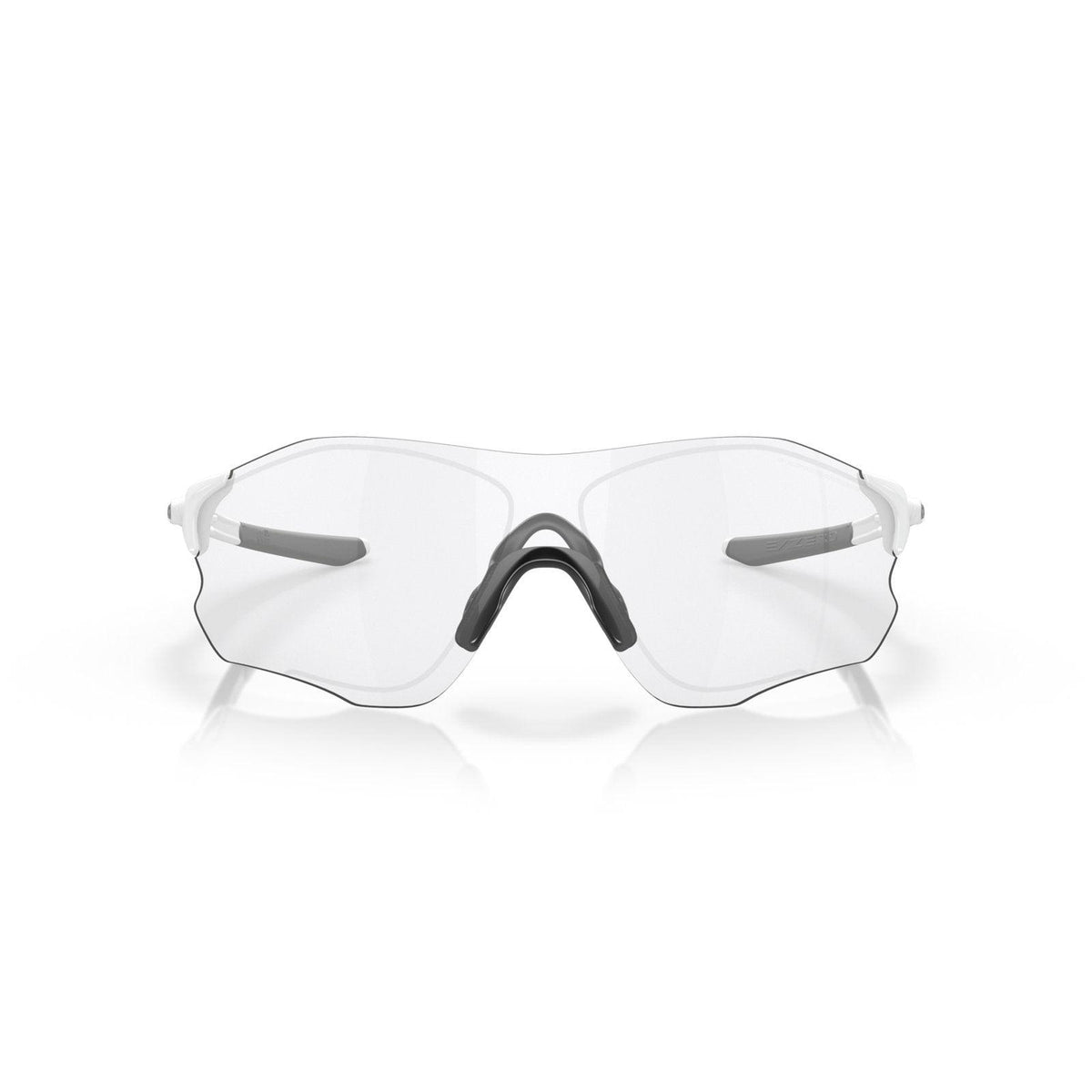 Oakley EVZero Path (Low Bridge Fit) Sunglasses - Matte White/Clear to Black Iridium Photochromic