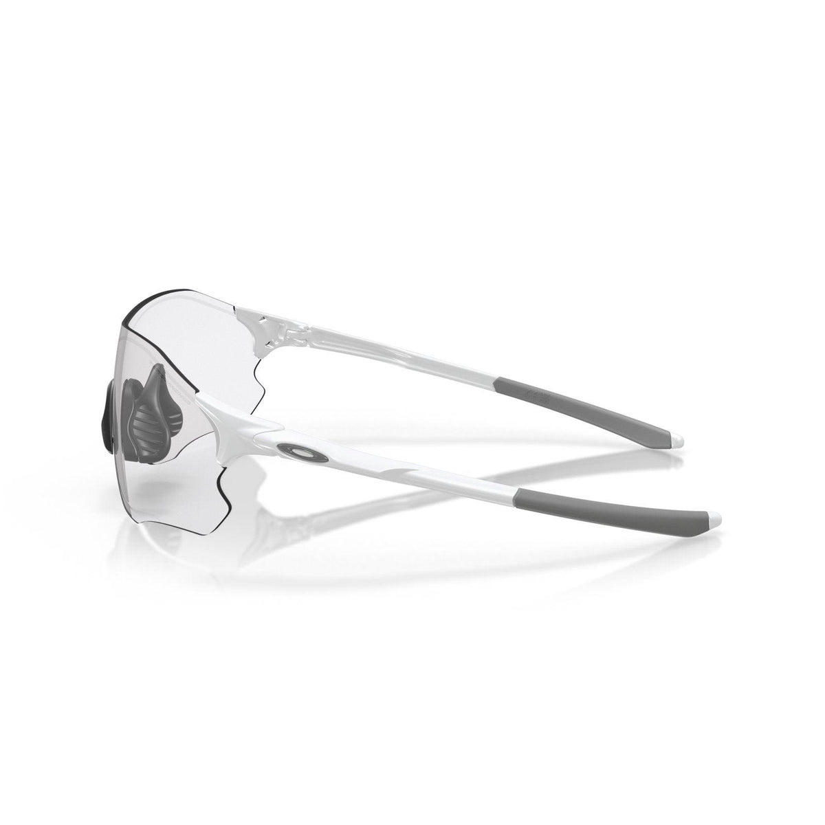 Oakley EVZero Path (Low Bridge Fit) Sunglasses - Matte White/Clear to Black Iridium Photochromic