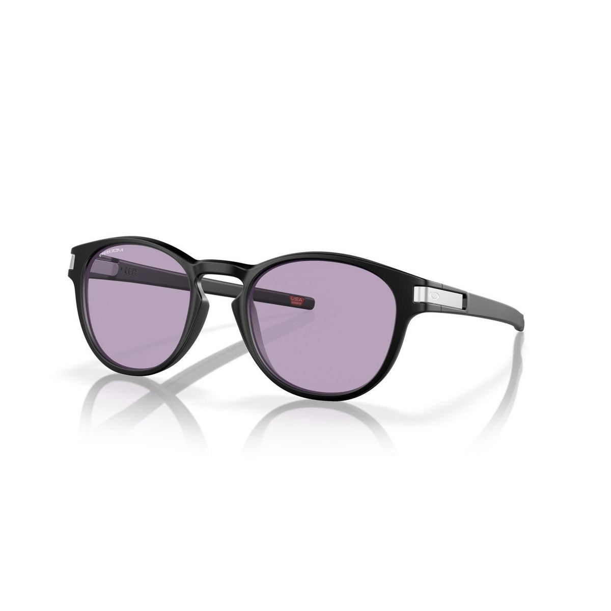 Oakley Latch (Low Bridge Fit) Sunglasses - Matte Black/Prizm Slate