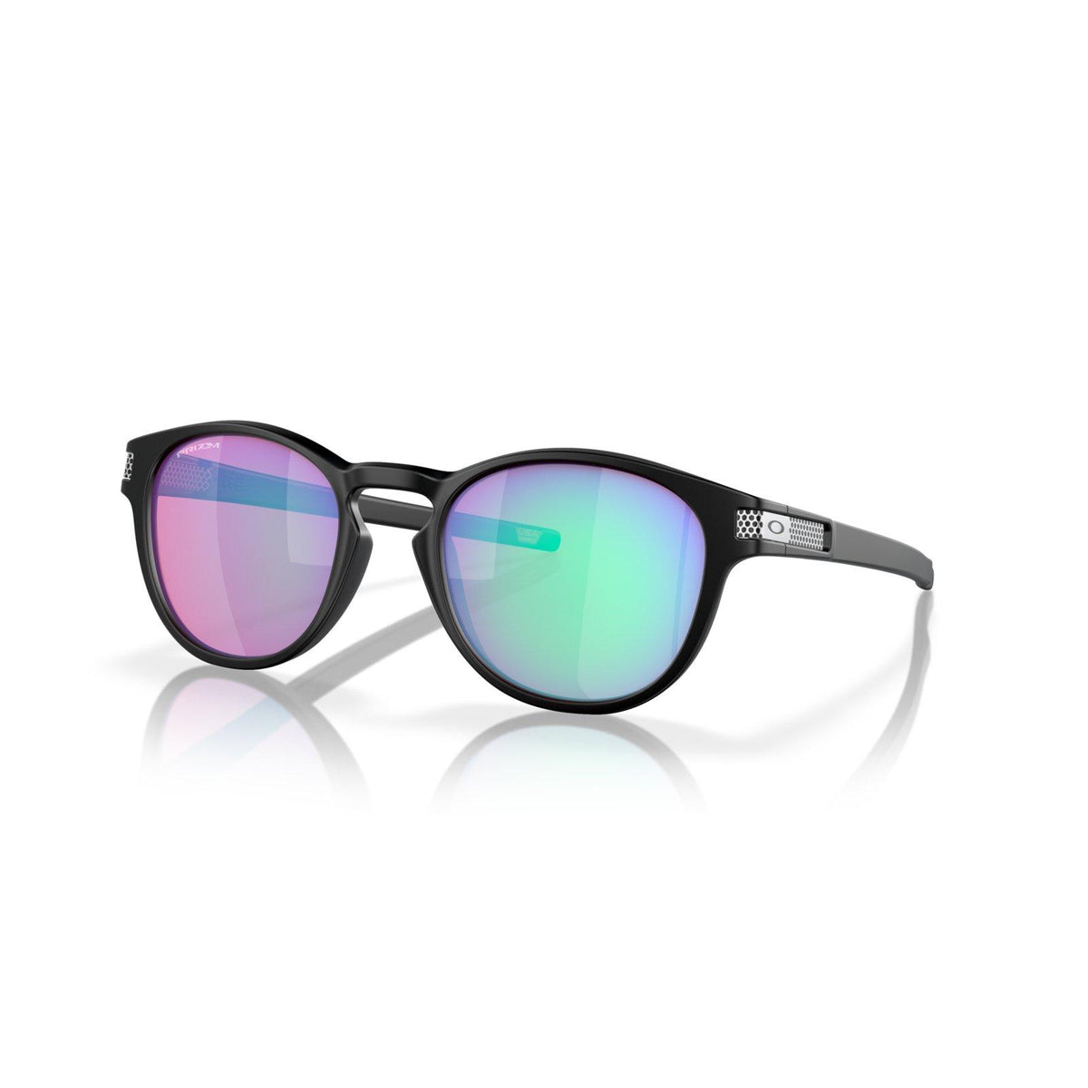 Oakley Latch (Low Bridge Fit) Sunglasses - Matte Black/Prizm Golf