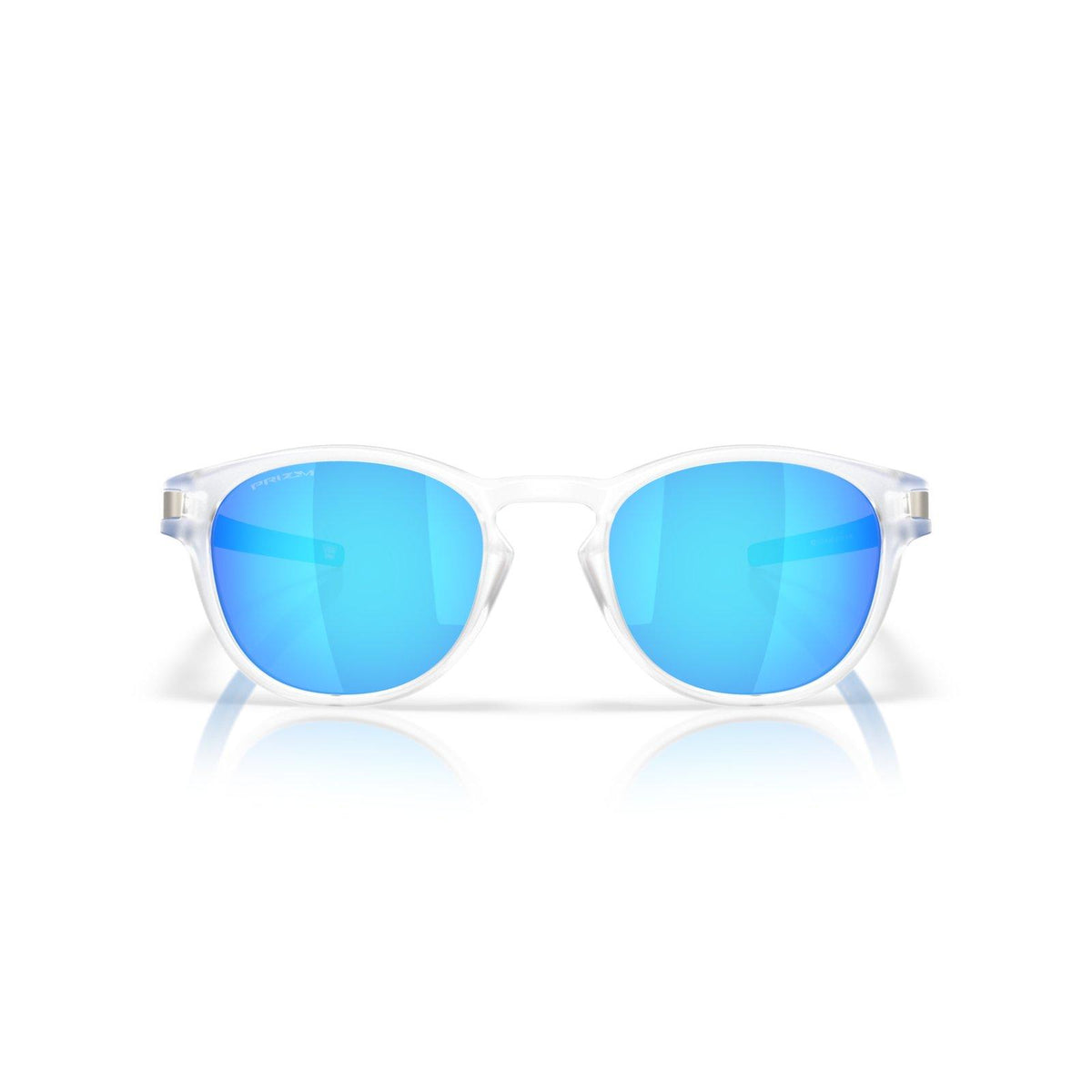Oakley Latch (Low Bridge Fit) Sunglasses - Matte Clear/Prizm Sapphire