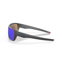 Oakley Drop Point Sunglasses - Matte Dark Grey/Prizm Sapphire Polarized