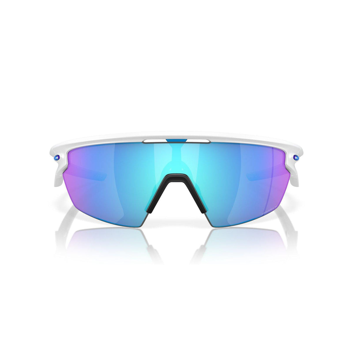 Oakley Sphaera Sunglasses - Matte White/Prizm Sapphire Polarized