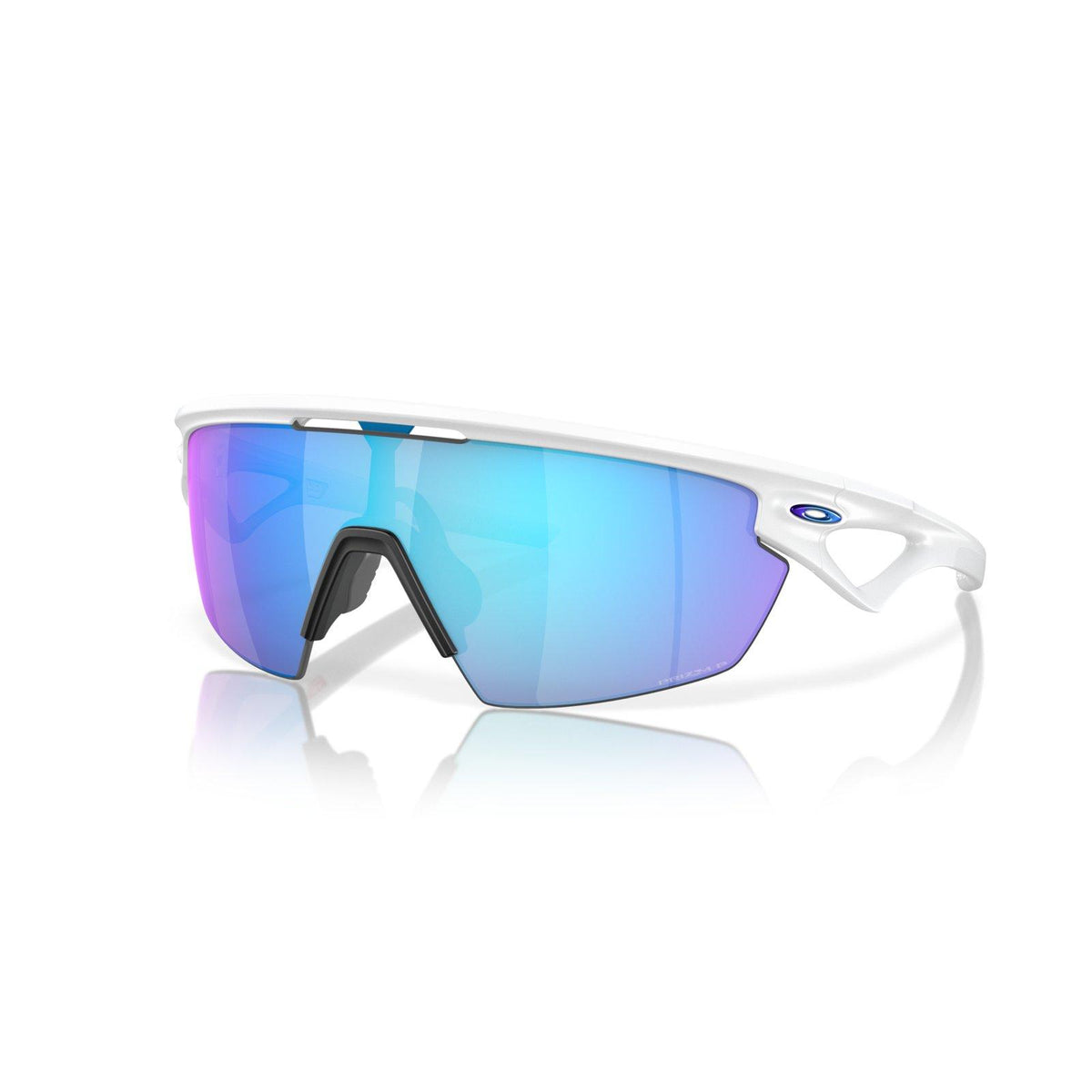 Oakley Sphaera Sunglasses - Matte White/Prizm Sapphire Polarized
