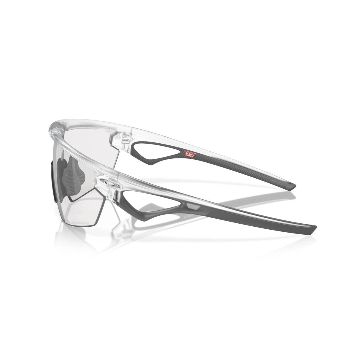 Oakley Sphaera Sunglasses - Matte Clear/Clear to Black Iridium Photochromic