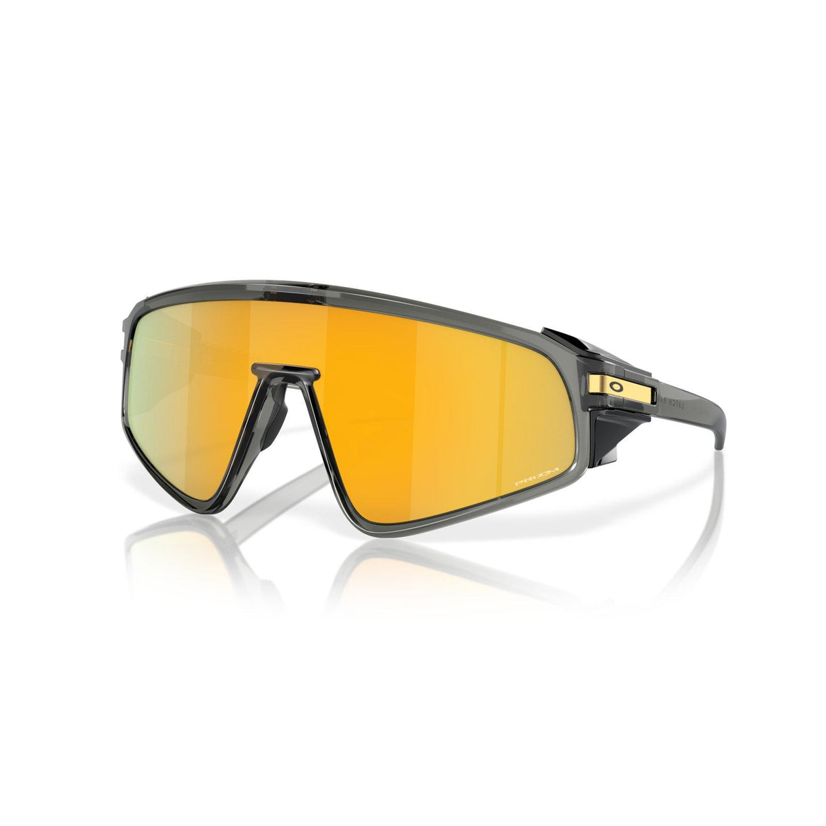 Oakley Latch Panel Sunglasses - Grey Smoke/Prizm 24K
