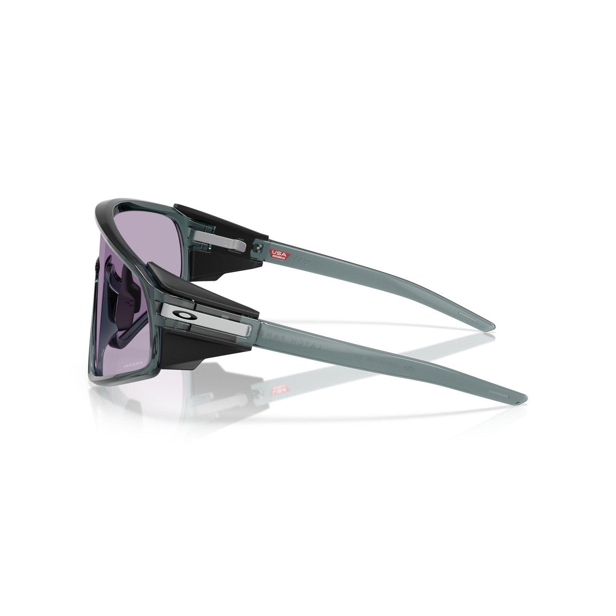 Oakley Latch Panel Sunglasses - Crystal Black/Prizm Slate