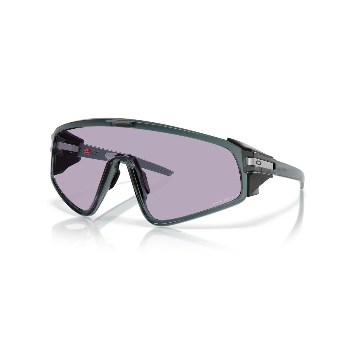 Oakley Latch Panel Sunglasses - Crystal Black/Prizm Slate