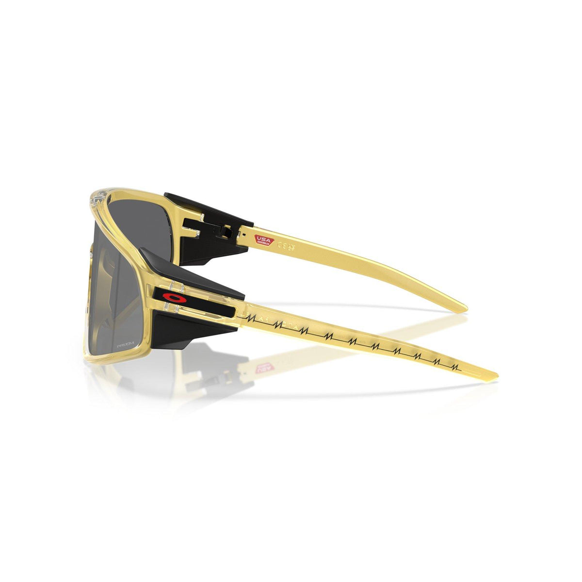 Oakley Latch Panel Sunglasses - Gold Grass/Prizm Black