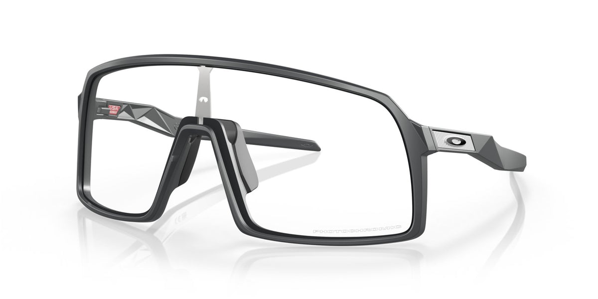 Oakley Sutro Sunglasses - Matte Carbon/Clear to Black Iridium Photochromic