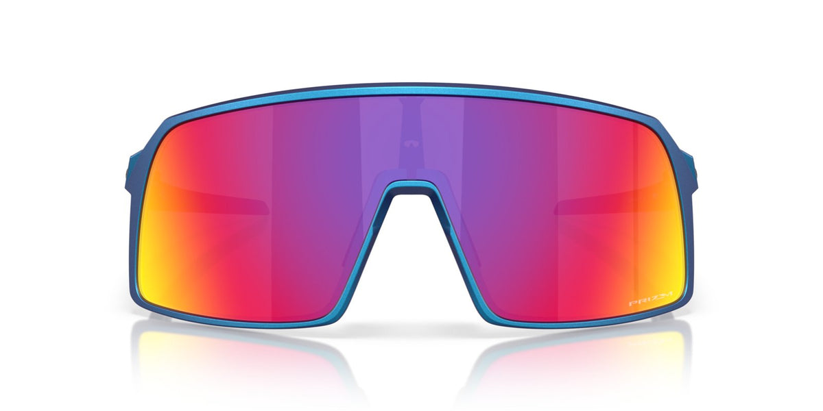 Oakley Sutro Sunglasses - Matte Cyan/Blue Colorshift/Prizm Road