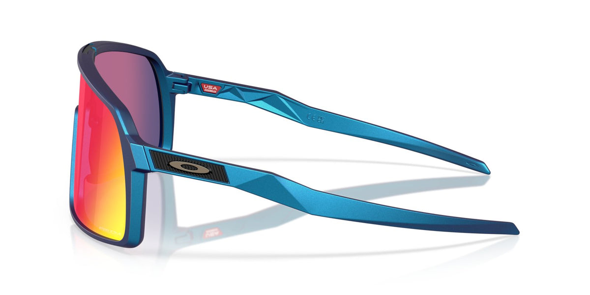 Oakley Sutro Sunglasses - Matte Cyan/Blue Colorshift/Prizm Road