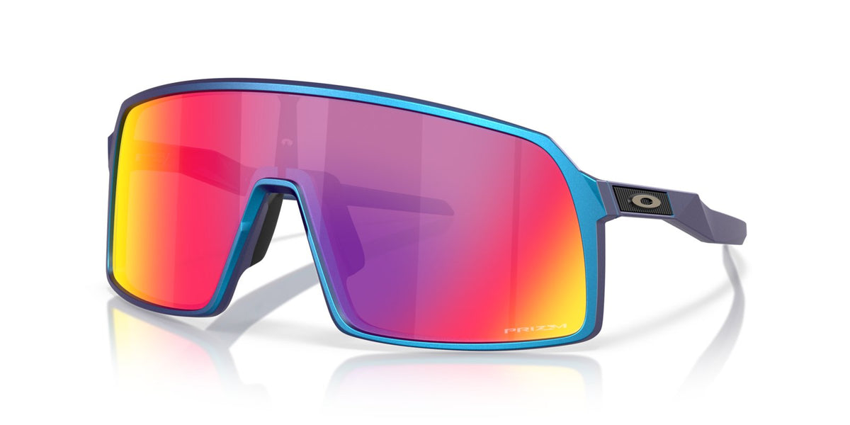 Oakley Sutro Sunglasses - Matte Cyan/Blue Colorshift/Prizm Road