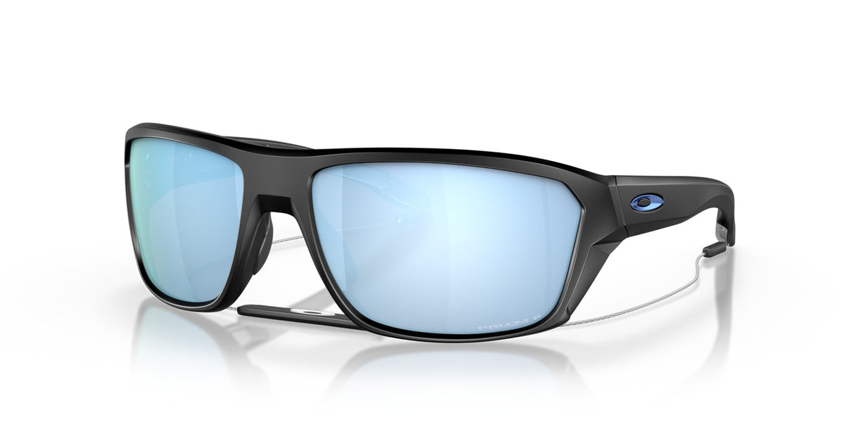 Oakley Split Shot Sunglasses - Matte Black/Prizm Deep Water Polarized