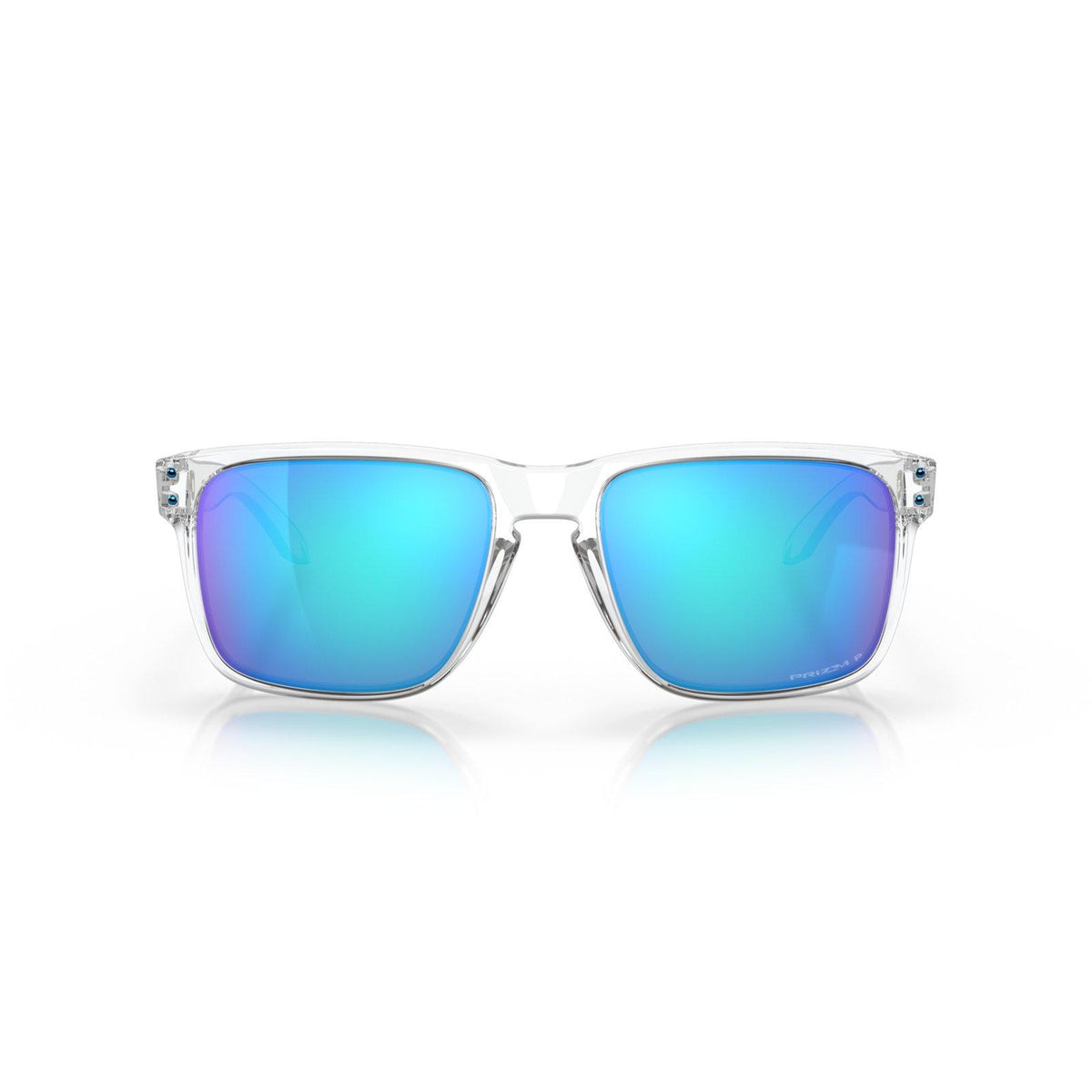 Oakley Holbrook XL Sunglasses - Polished Clear/Prizm Sapphire Polarized