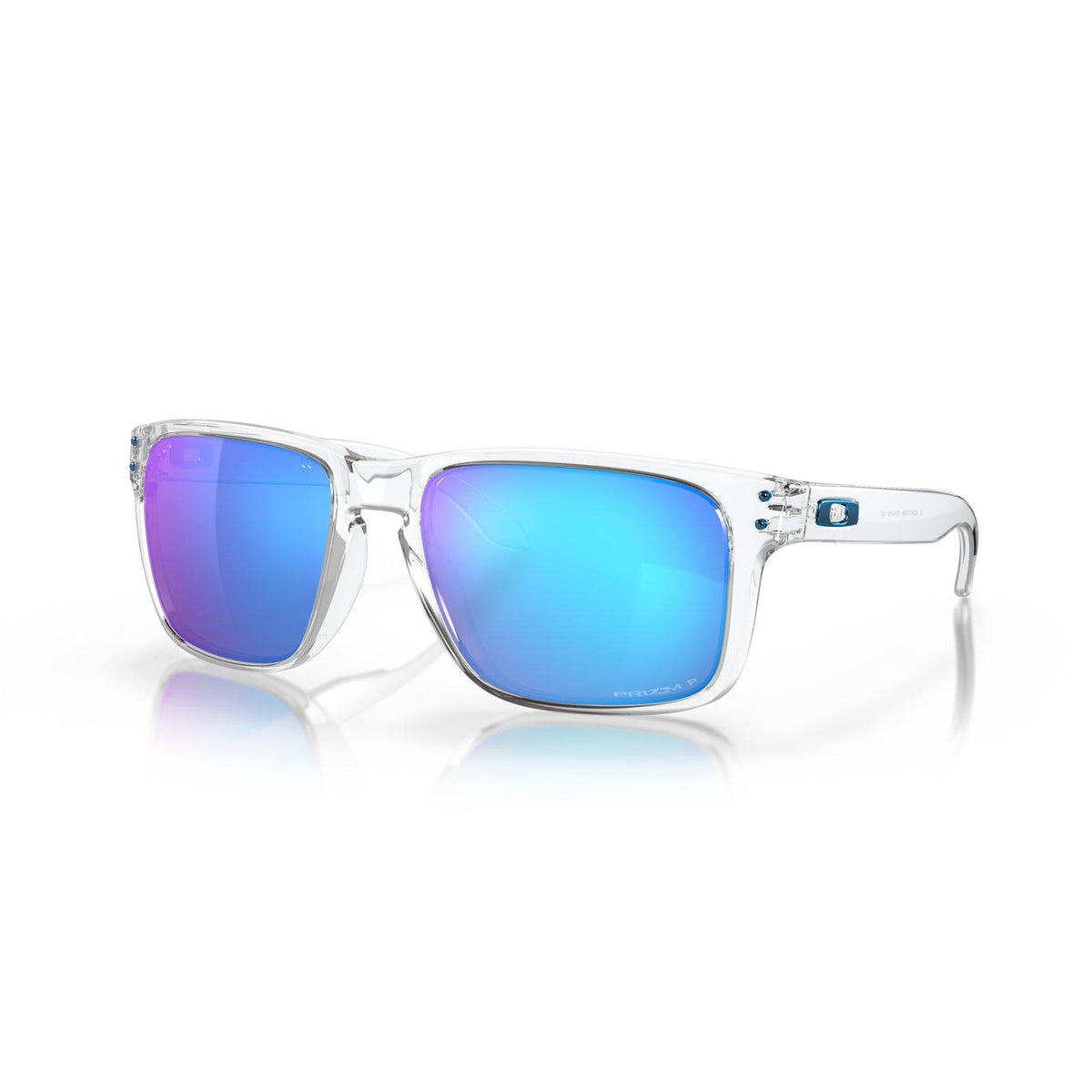 Oakley Holbrook XL Sunglasses - Polished Clear/Prizm Sapphire Polarized