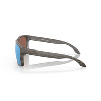 Oakley Holbrook XL Sunglasses - Woodgrain/Prizm Deep Water Polarized
