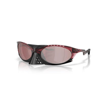 Oakley Plantaris Sunglasses - Transparent Iron Red/Prizm Snow Black Iridium