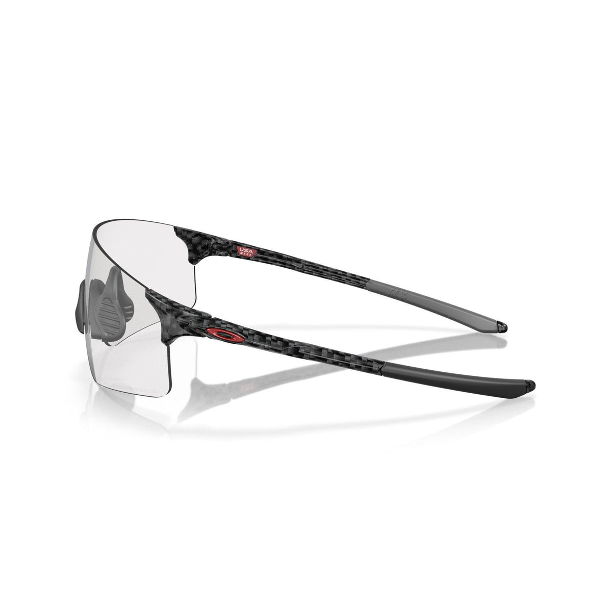 Oakley EVZero Blades (Low Bridge Fit) Sunglasses - Carbon Fiber/Clear to Black Iridium Photochromic