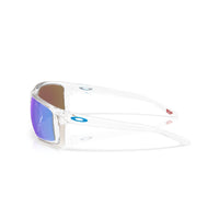 Oakley Gibston XL Sunglasses - Clear/Prizm Sapphire Polarized