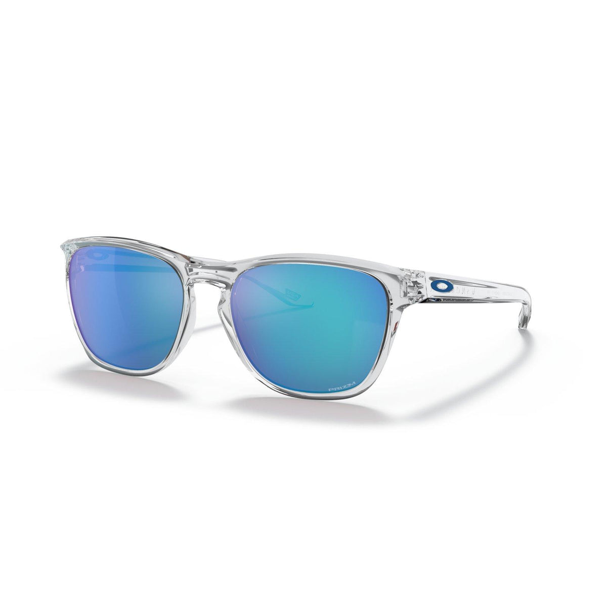 Oakley Manorburn Sunglasses - Polished Clear/Prizm Sapphire