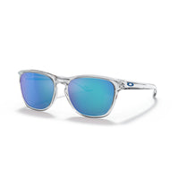 Oakley Manorburn Sunglasses - Polished Clear/Prizm Sapphire