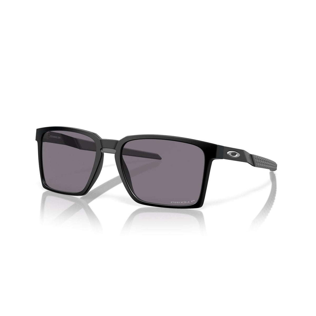 Oakley Exchange Sunglasses - Satin Black/Prizm Grey Polarized