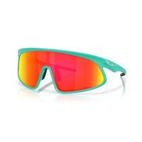 Oakley RSLV Sunglasses - Matte Celeste/Prizm Ruby