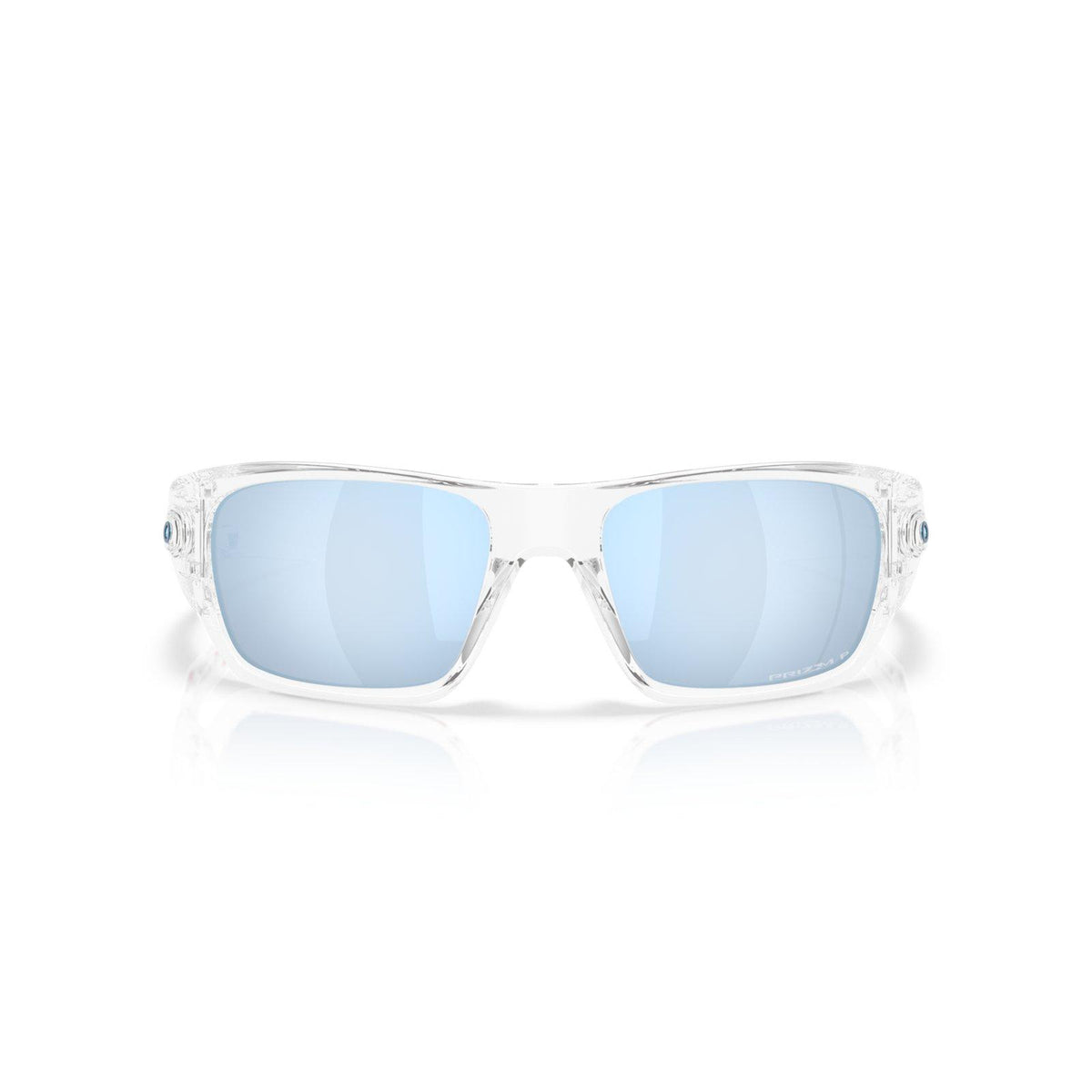 Oakley Masseter Sunglasses - Polished Clear/Prizm Deep Water Polarized