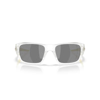 Oakley Masseter Sunglasses - Clear/Prizm Black Polarized