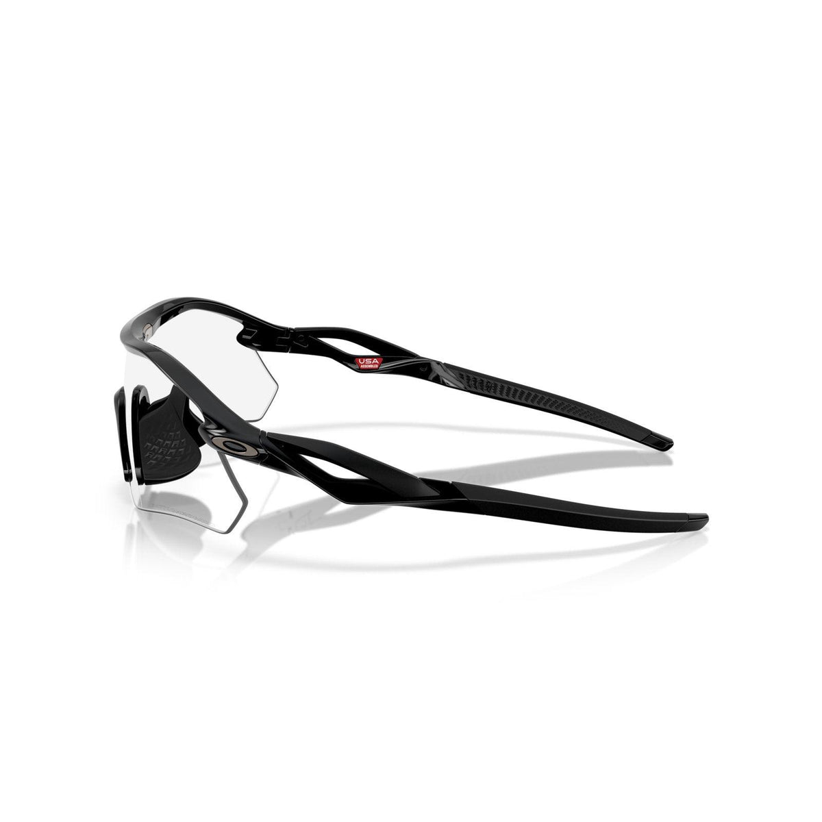 Oakley Radar Plate Sunglasses - Polished Black/Clear to Black Iridium Photochromic